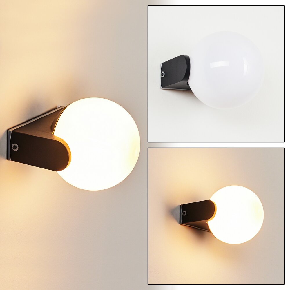 Kalfhaga Außenwandleuchte Schwarz, 1-flammig main product photo