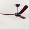 Virrik Deckenventilator Braun, Schwarz, Fernbedienung