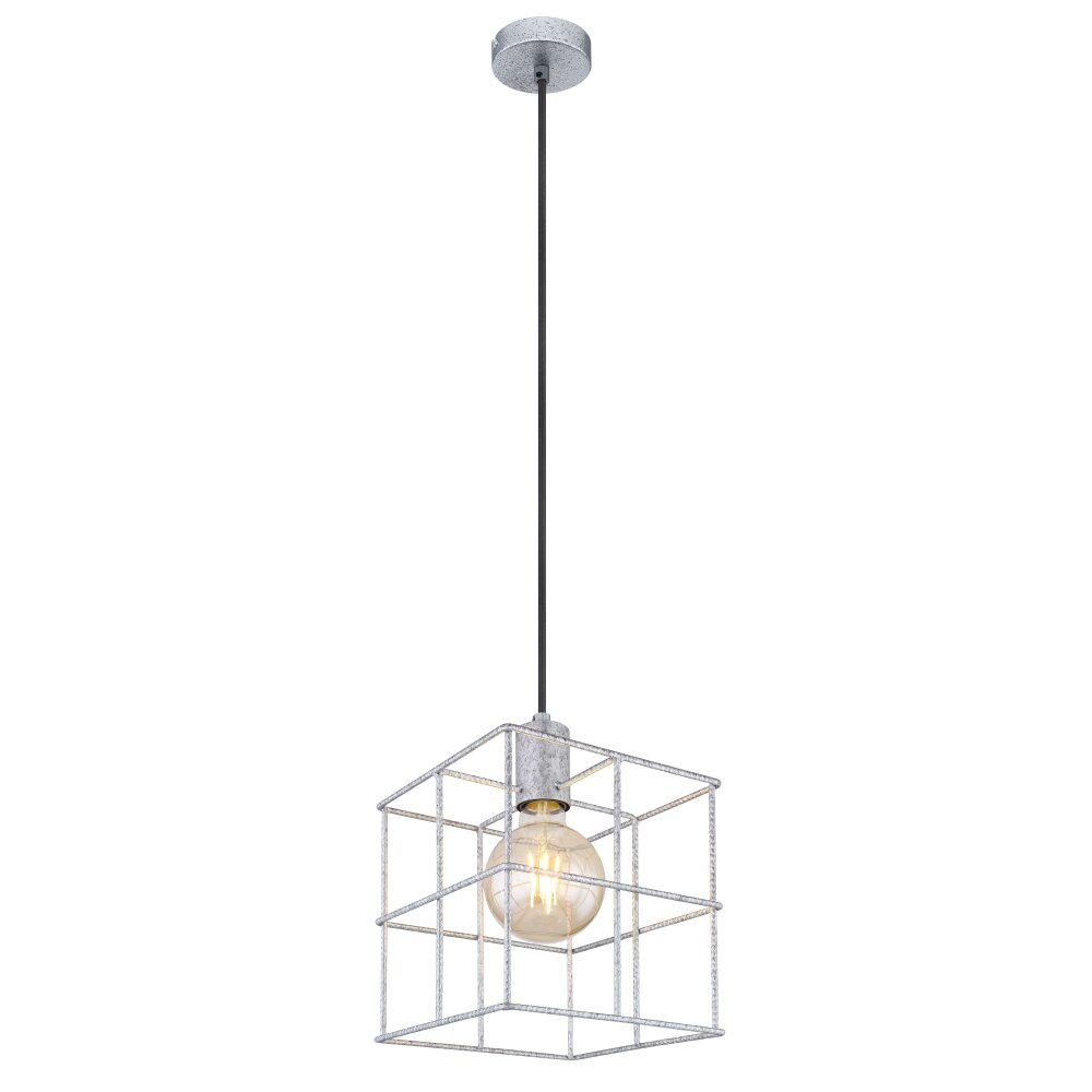 Globo MERRIL Hängeleuchte Verzinkt, 1-flammig main product photo