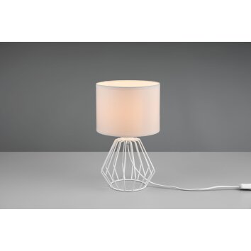 Reality Chuck Tischleuchte Weiß, 1-flammig