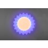 Reality Sunflower Deckenleuchte LED Weiß, 2-flammig, Fernbedienung, Farbwechsler