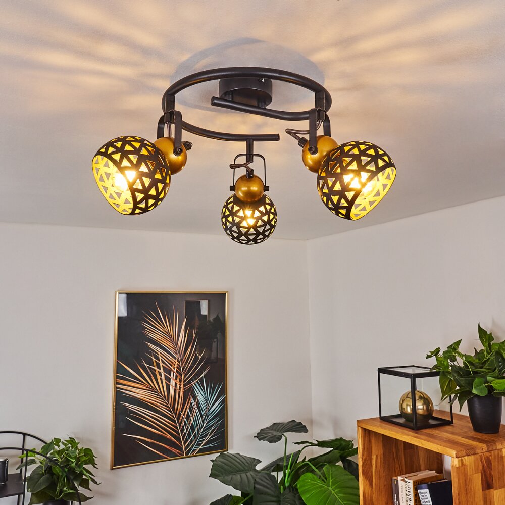 Gomsrud Deckenleuchte Schwarz, 3-flammig main product photo