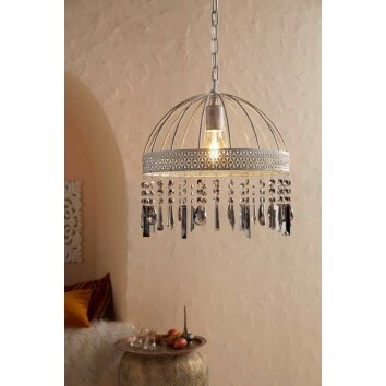 Eglo Leuchten STEELEVILLE Pendelleuchte Schwarz, Transparent, 1-flammig