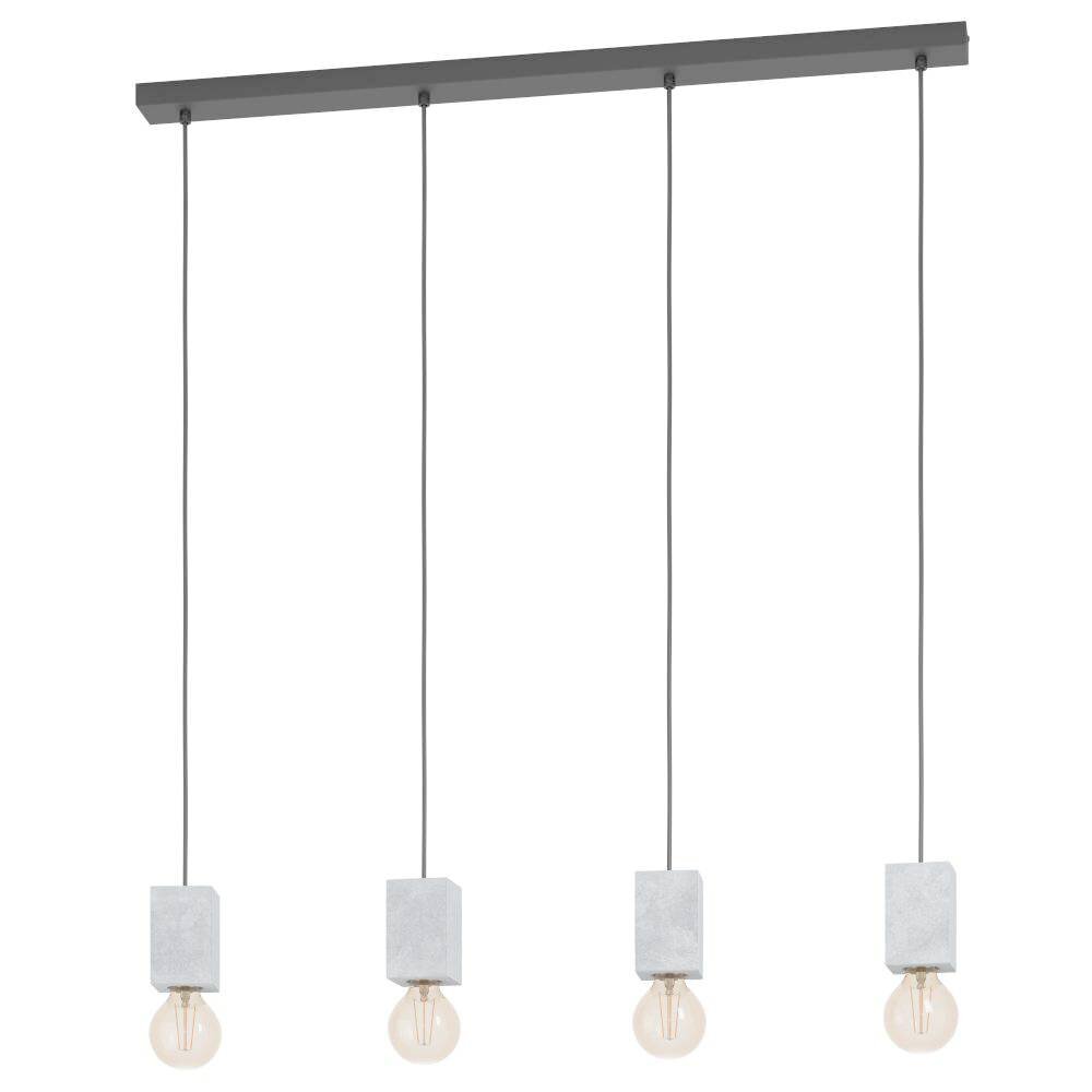 Eglo Leuchten PRESTWICK Pendelleuchte Schwarz, 4-flammig main product photo