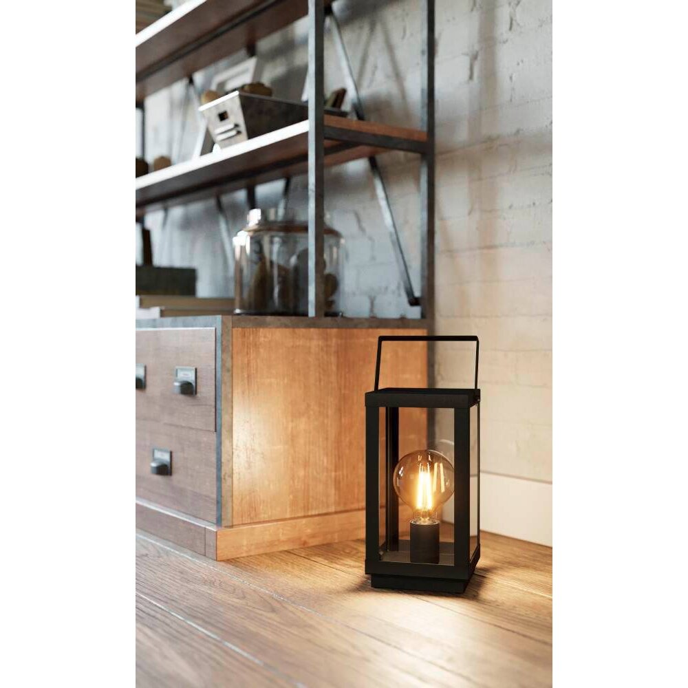Eglo Leuchten BRADFORD Tischleuchte Schwarz, 1-flammig main product photo