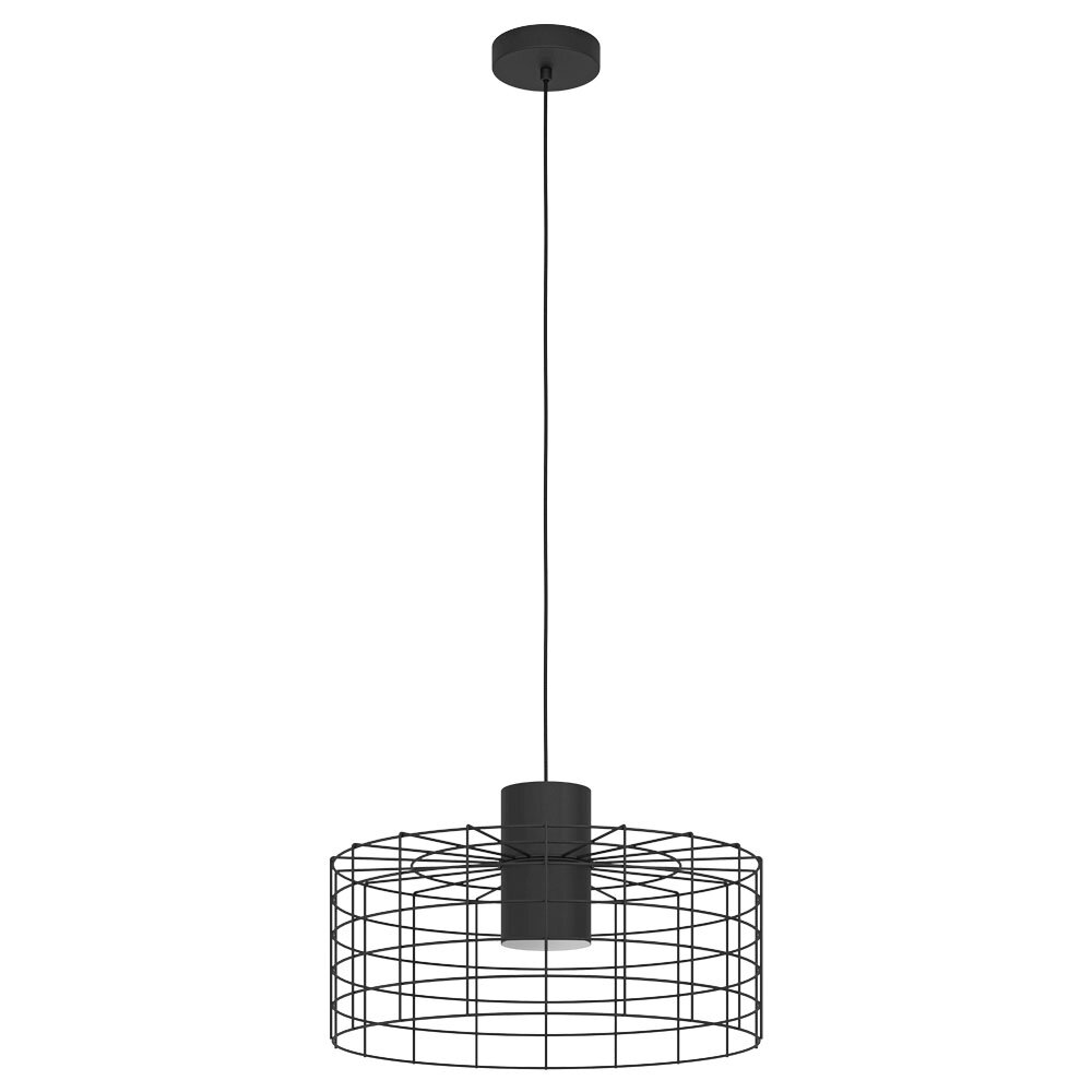 Eglo Leuchten MILLIGAN Pendelleuchte Schwarz, Weiß, 1-flammig main product photo