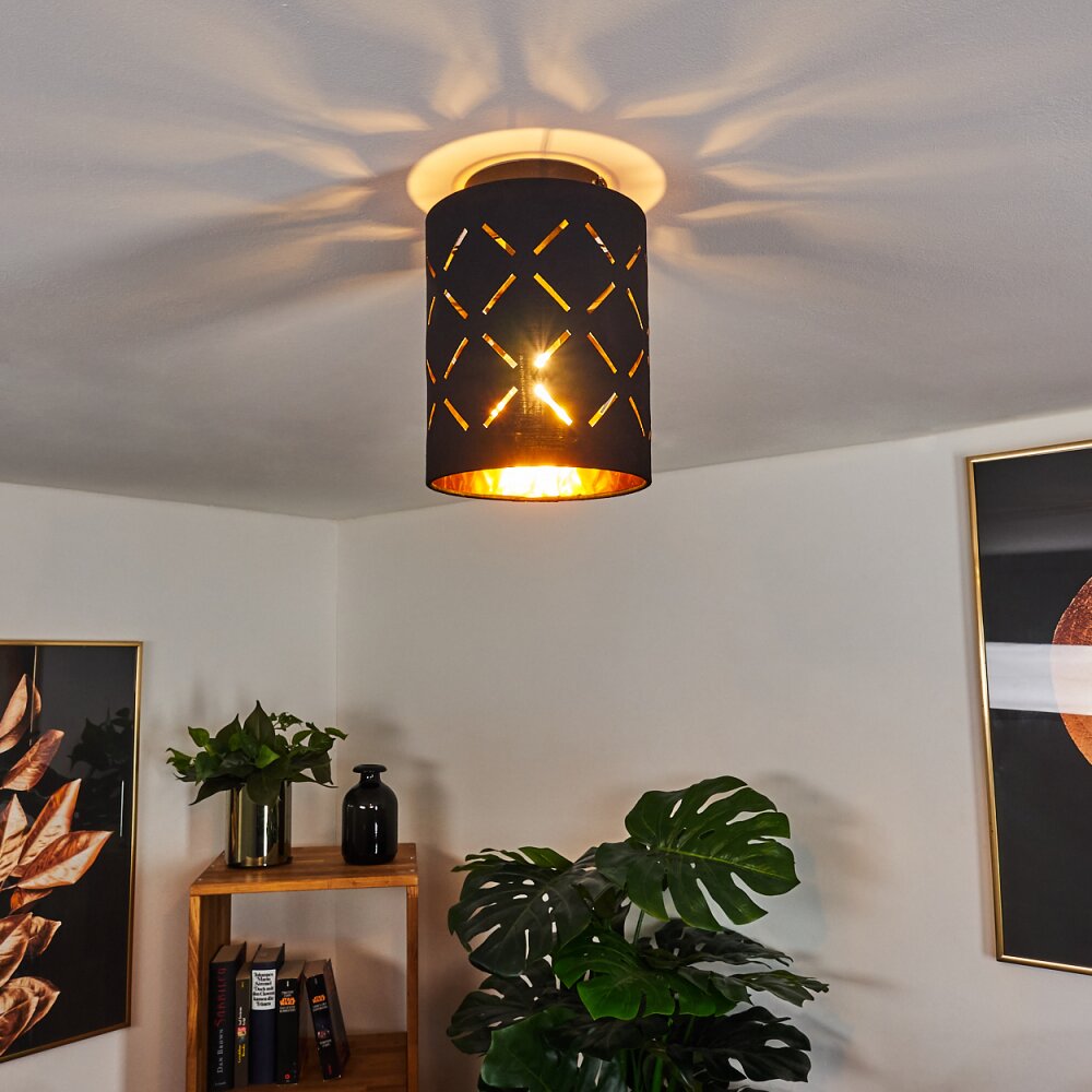 Tallaboa Deckenleuchte Schwarz, 1-flammig main product photo