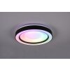 Reality Arco Deckenleuchte LED Schwarz, 1-flammig, Fernbedienung, Farbwechsler