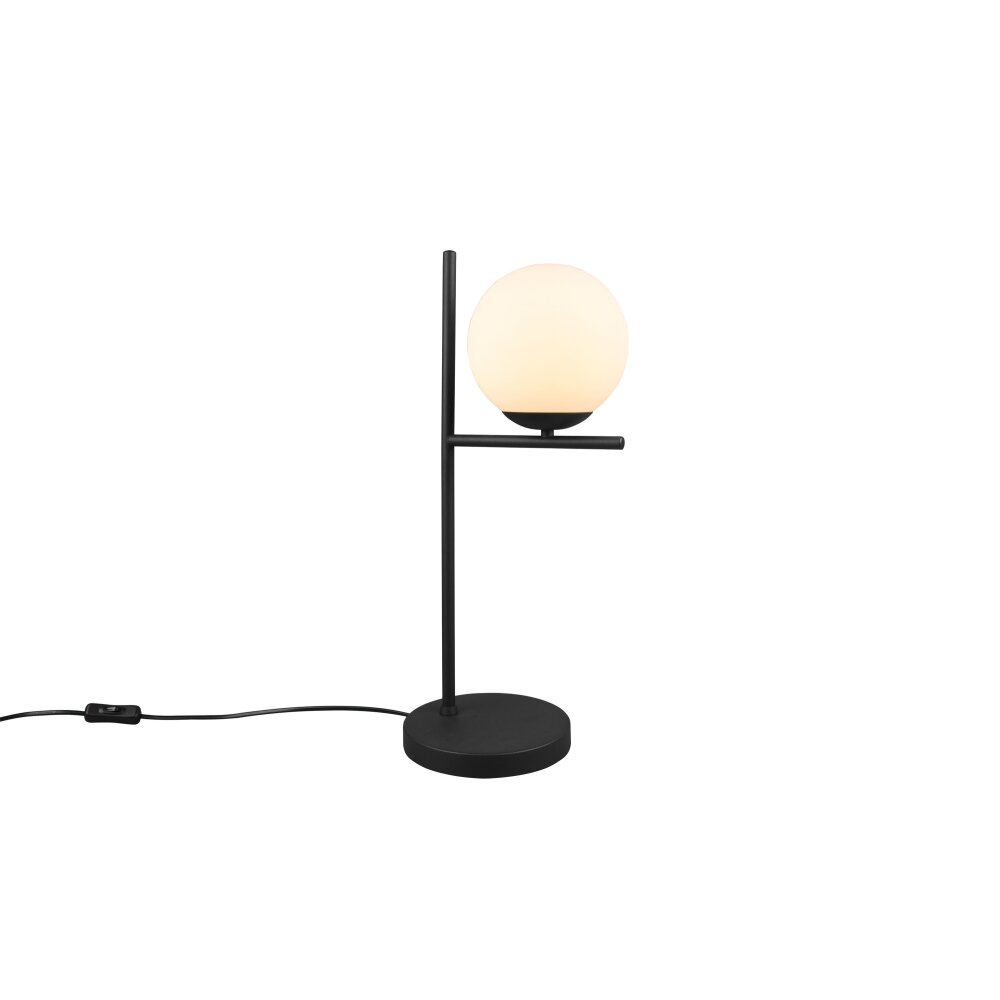 Trio Leuchten Pure Tischleuchte Schwarz, 1-flammig main product photo