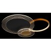 Globo SENNA Deckenleuchte LED Schwarz, 1-flammig, Fernbedienung