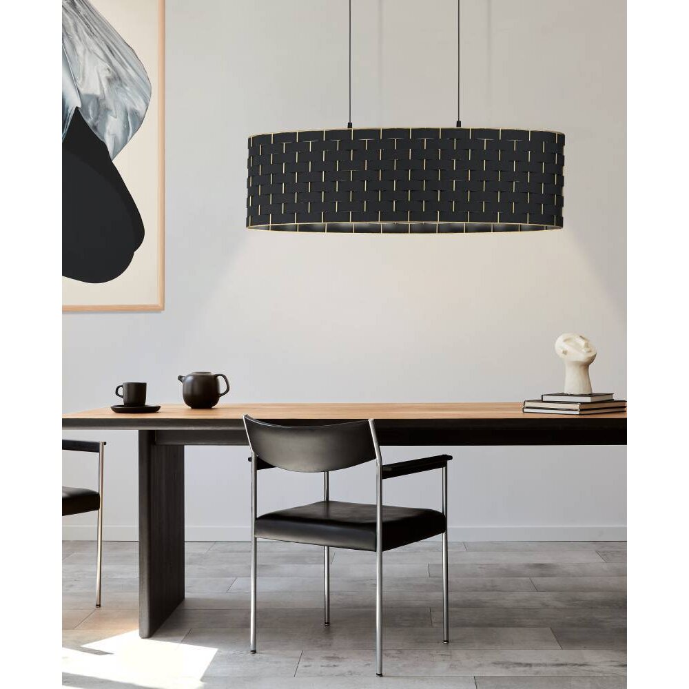 Eglo Leuchten MARASALES Pendelleuchte Schwarz, 2-flammig main product photo