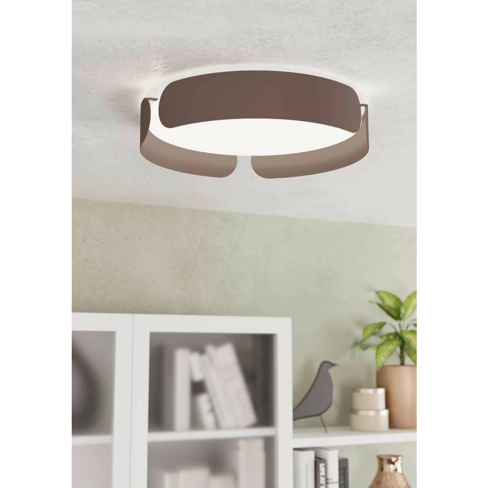 Eglo Leuchten VALCASOTTO Deckenleuchte LED Mokka, 1-flammig main product photo