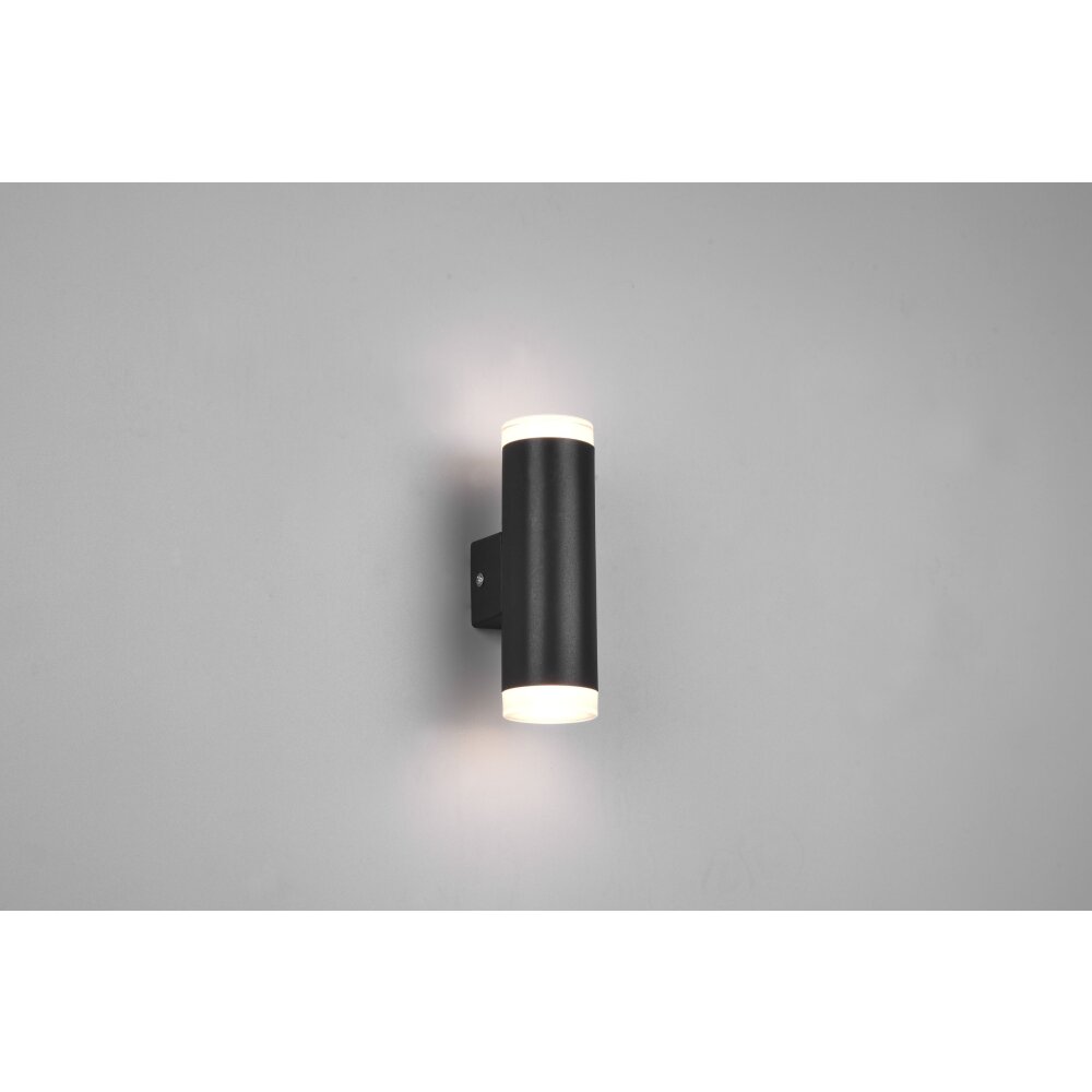 Trio Leuchten Ray Wandleuchte LED Schwarz, 2-flammig main product photo