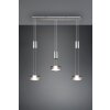 Trio Leuchten Franklin Pendelleuchte LED Nickel-Matt, 3-flammig