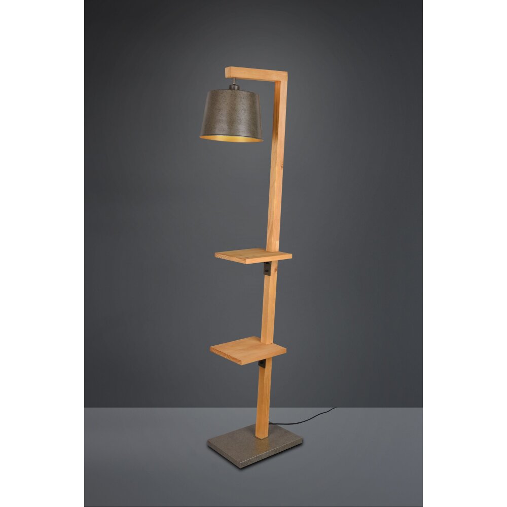 Trio Leuchten Rodrigo Stehleuchte Braun, 1-flammig main product photo