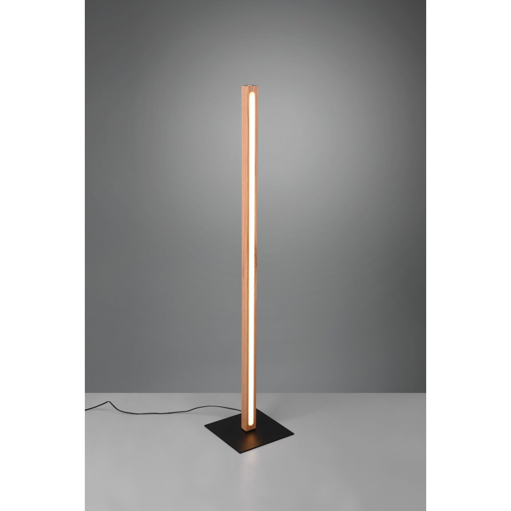 Trio Leuchten Bellari Stehleuchte LED Holz hell, 1-flammig main product photo
