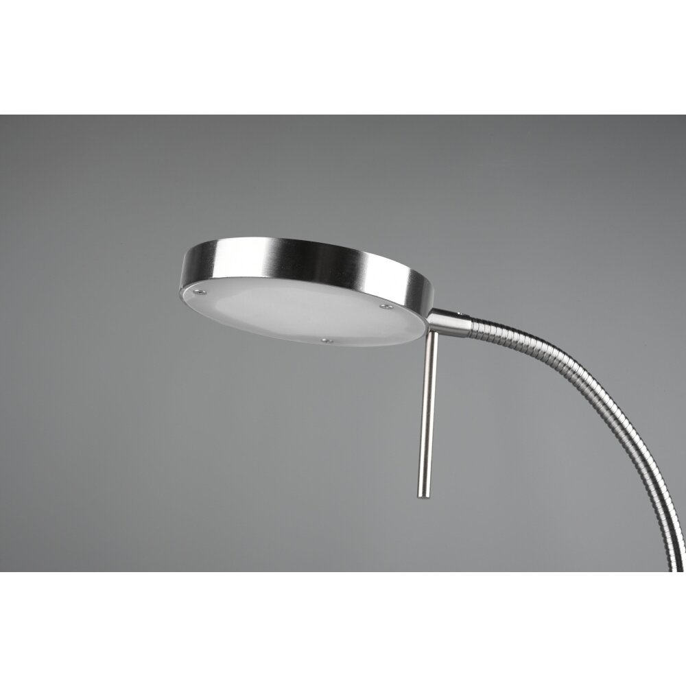 Trio Leuchten Monza Tischleuchte LED Nickel-Matt, 1-flammig