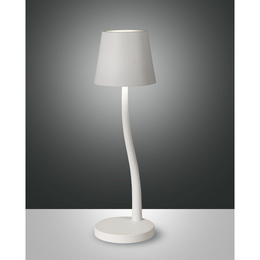 Fabas Luce JUDY Tischleuchte LED Weiß, 1-flammig main product photo