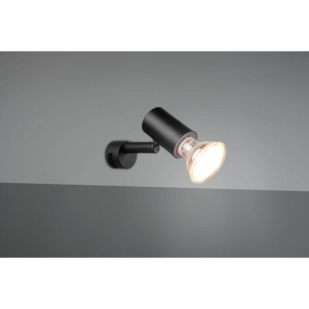 Trio Leuchten Lorenzo Wandleuchte Schwarz, 1-flammig main product photo