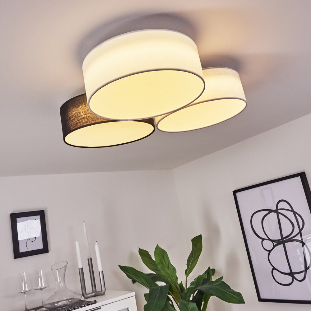 Purus Deckenleuchte LED Schwarz, 1-flammig