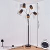 Bathinda Bogenlampe Schwarz, 5-flammig