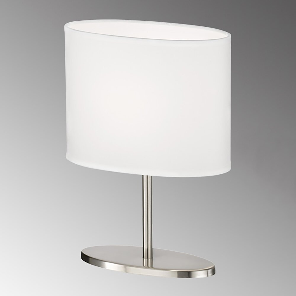 FHL easy Momo Tischleuchte Nickel-Matt, 1-flammig main product photo