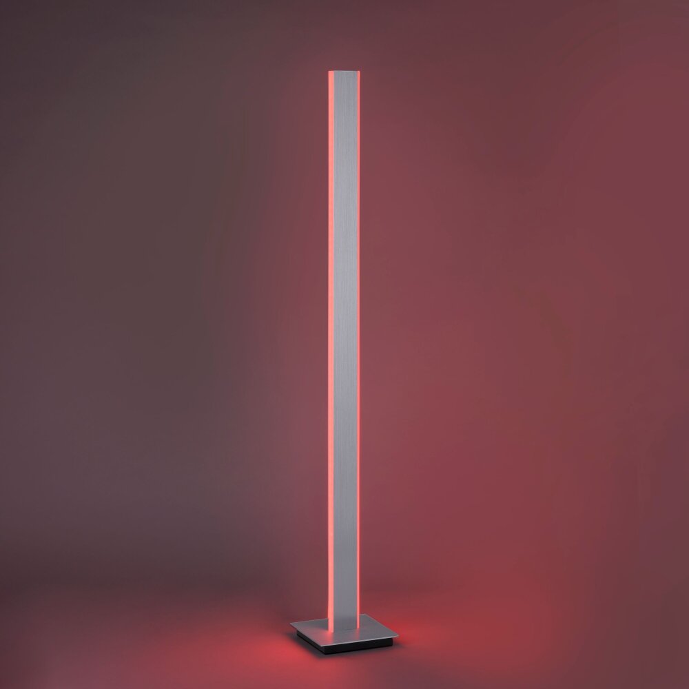 Paul Neuhaus Q-ADRIANA Stehleuchte LED Aluminium, 2-flammig, Fernbedienung