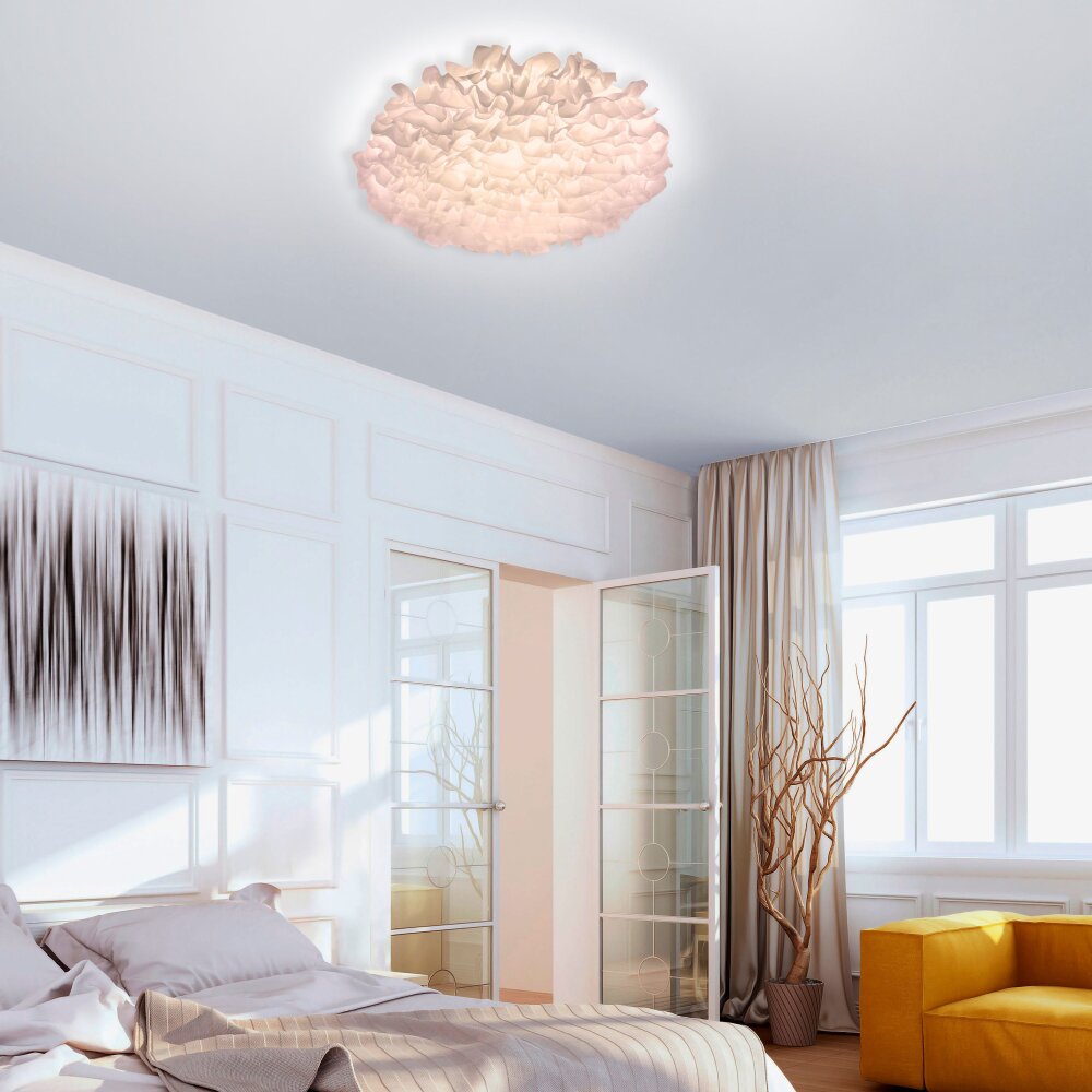 Leuchten Direkt LOLAsmart-NAOMI Deckenleuchte LED Weiß, 1-flammig, Fernbedienung, Farbwechsler main product photo