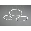 Trio Leuchten Morrison Pendelleuchte LED Nickel-Matt, 1-flammig