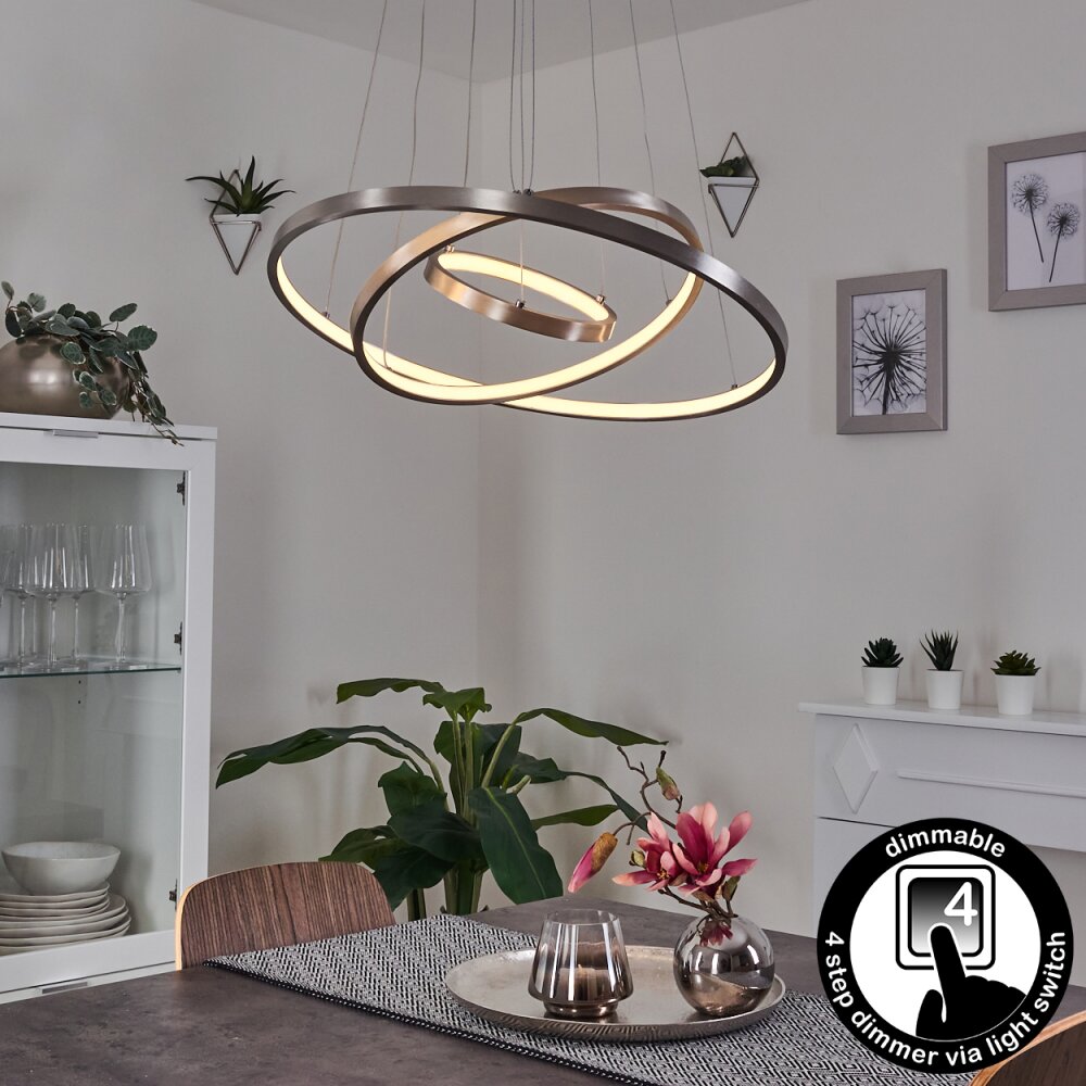Preci Hängeleuchte LED Nickel-Matt, 1-flammig main product photo