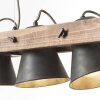 Brilliant Leuchten Decca Pendelleuchte Holz dunkel, Schwarz, 5-flammig Brilliant Leuchten Decca Pendelleuchte Holz dunkel, Schwarz, 5-flammig
