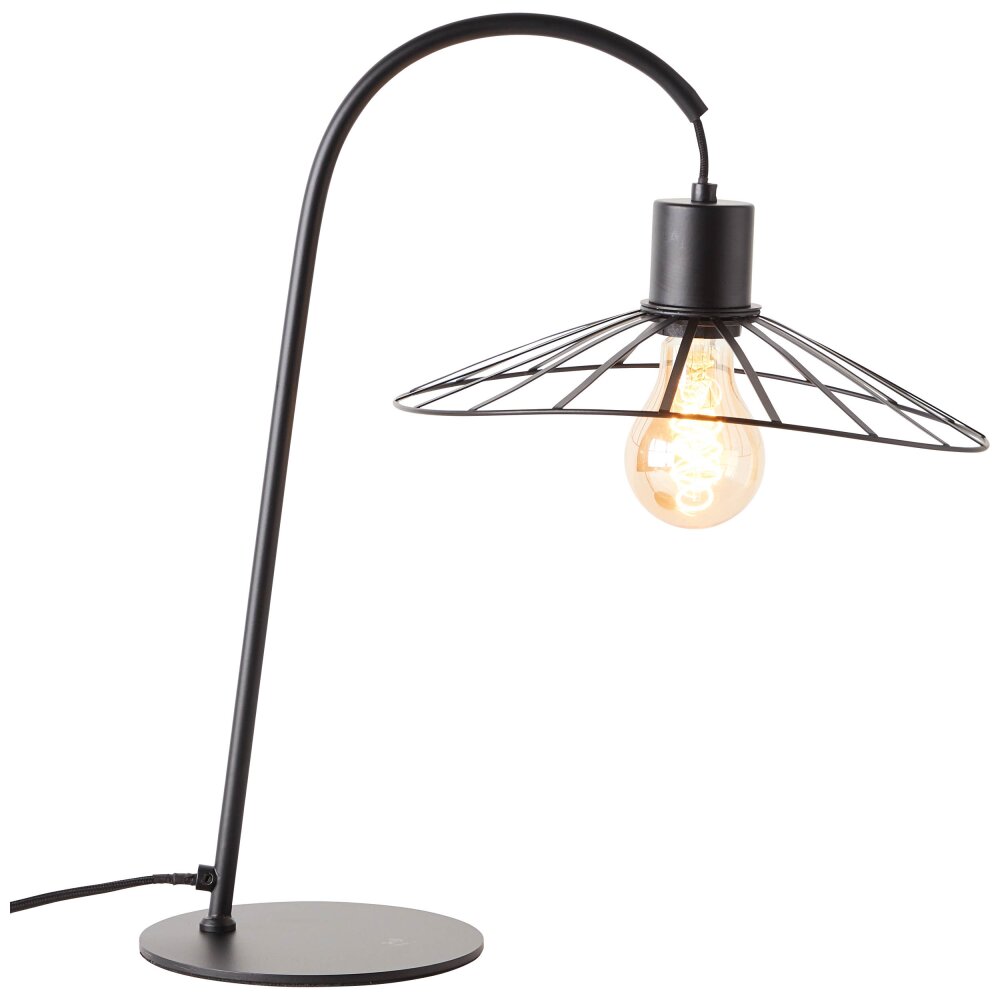 Brilliant Leuchten Leika Tischleuchte Schwarz, 1-flammig main product photo