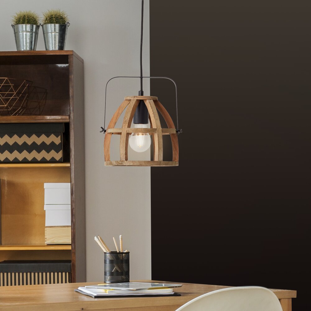 Brilliant Leuchten Calley Hängeleuchte Schwarz, 1-flammig main product photo