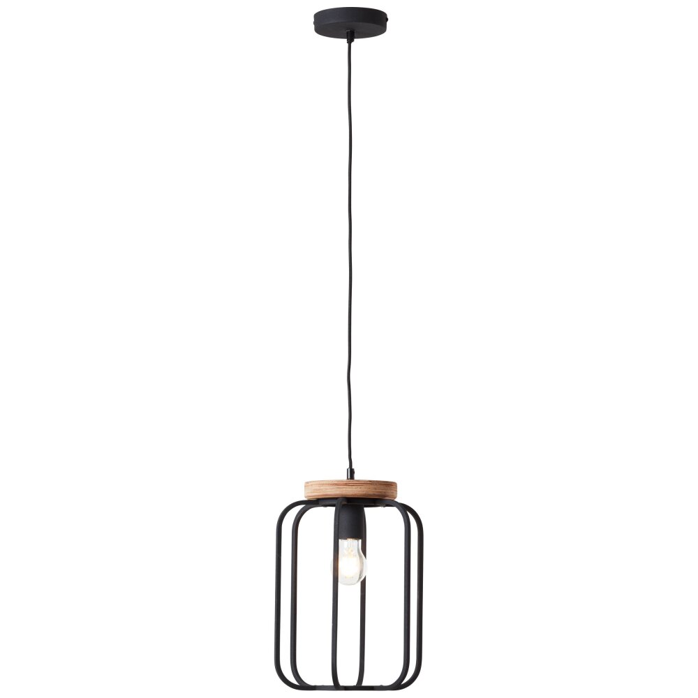 Brilliant Leuchten Tosh Pendelleuchte Schwarz, 1-flammig main product photo