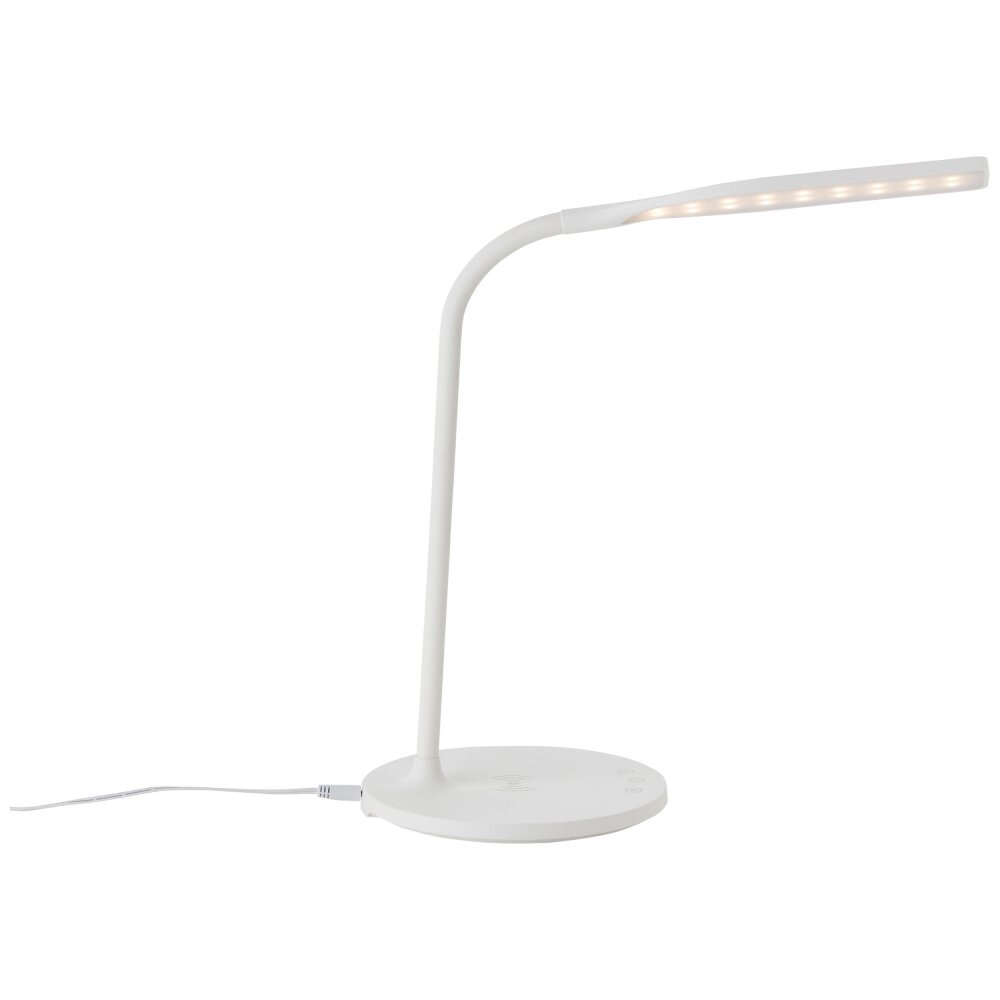 Brilliant Leuchten Joni Tischleuchte LED Weiß, 1-flammig