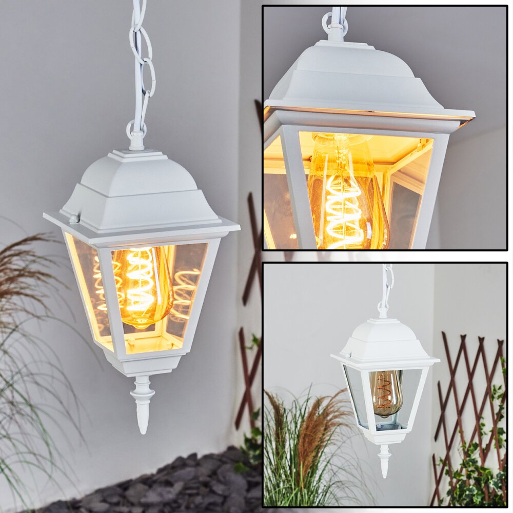 Naofe Außenhängeleuchte Weiß, 1-flammig main product photo