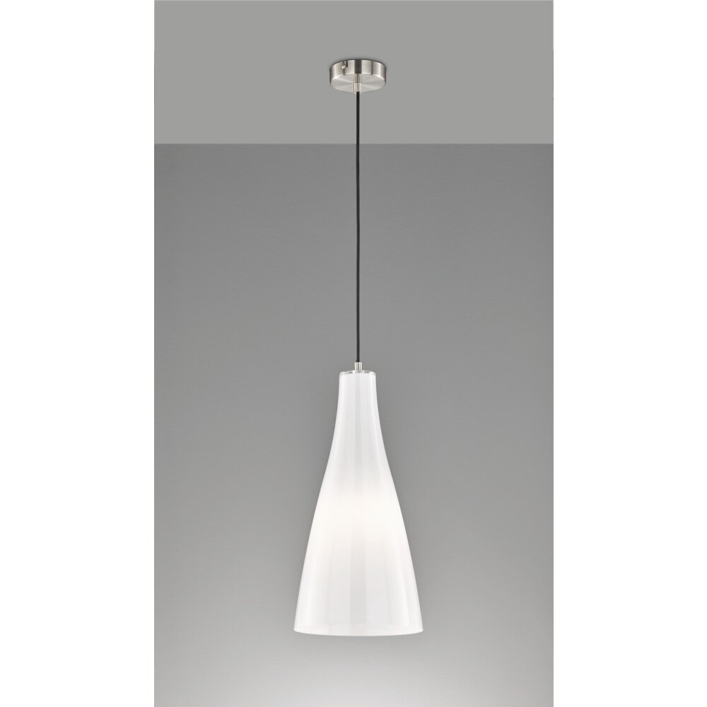 Fischer & Honsel Zeal Pendelleuchte Nickel-Matt, 1-flammig main product photo