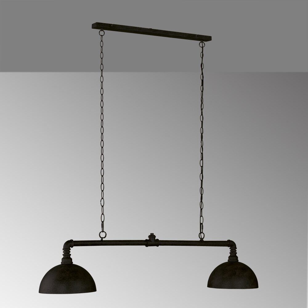 Fischer & Honsel Leitung Pendelleuchte Schwarz, 2-flammig main product photo