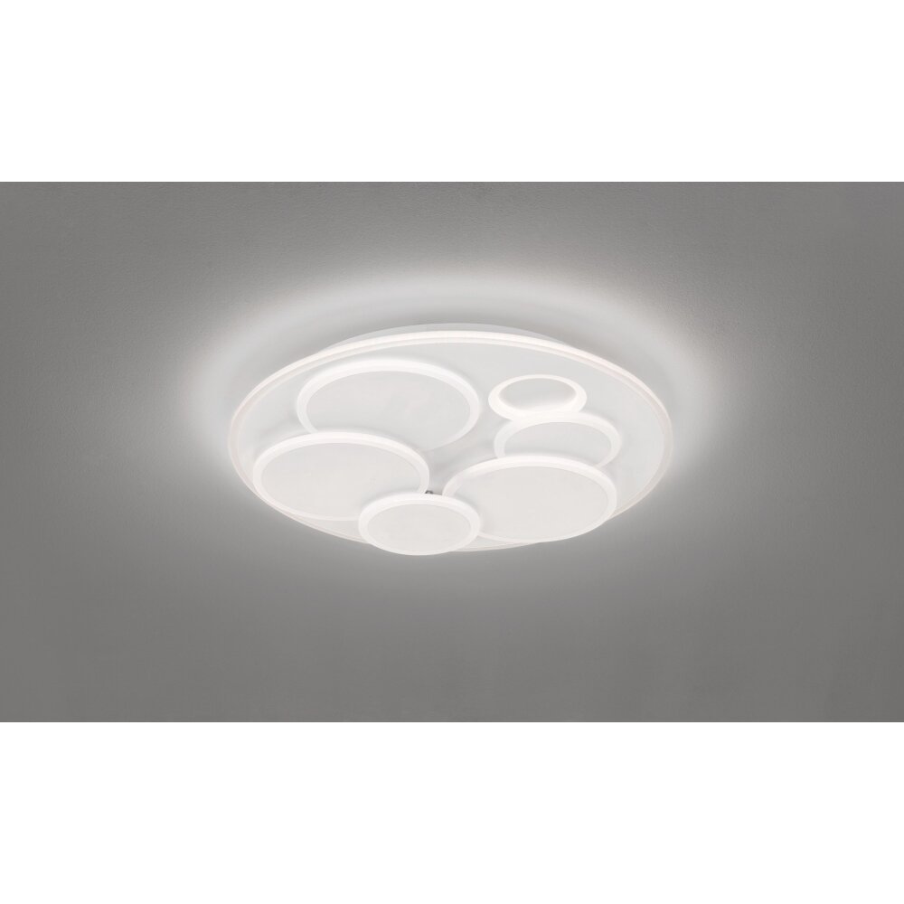 Fischer & Honsel Dots Deckenleuchte LED Weiß, 1-flammig, Fernbedienung main product photo