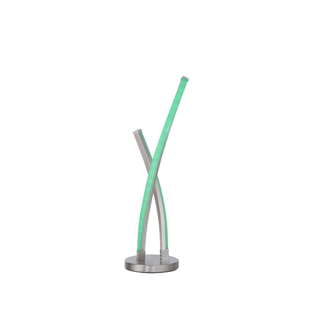 Leuchten Direkt LOLAsmart-SWING Tischleuchte LED Stahl gebürstet, 1-flammig, Fernbedienung, Farbwechsler main product photo