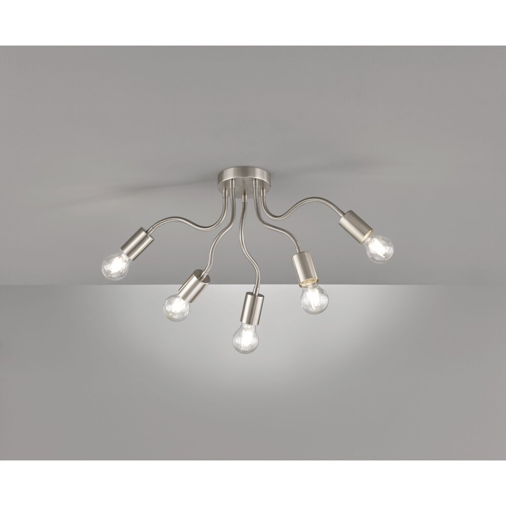 FHL easy Bree Deckenleuchte Nickel-Matt, 5-flammig main product photo