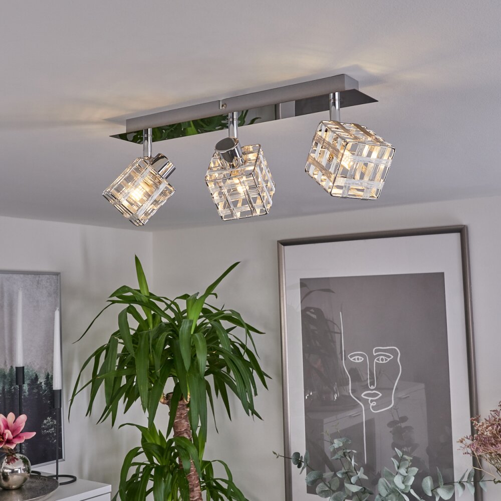 Desrue Deckenleuchte Chrom, Silber, 3-flammig main product photo