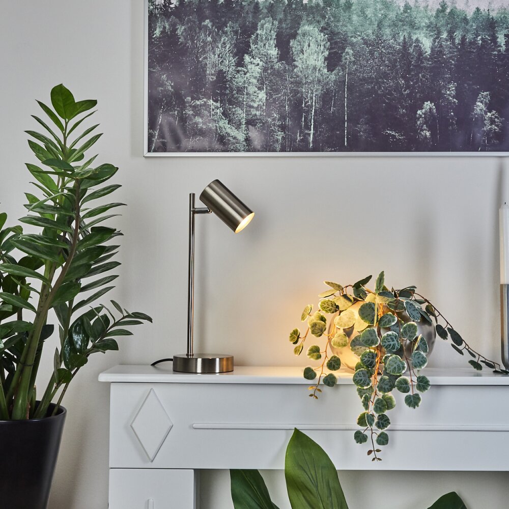 Javel Tischleuchte Chrom, Nickel-Matt, 1-flammig main product photo