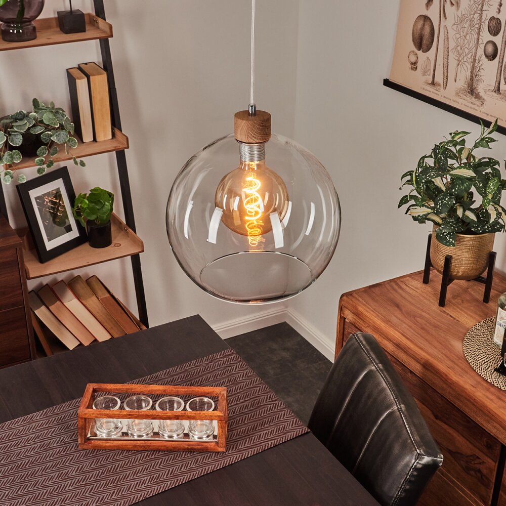 Andeer Hängeleuchte Naturfarben, 1-flammig main product photo