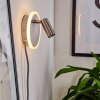 Viata     Wandleuchte LED Grau, Nickel-Matt, 2-flammig