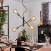 Gryon   Hängeleuchte Messing, Schwarz, 4-flammig