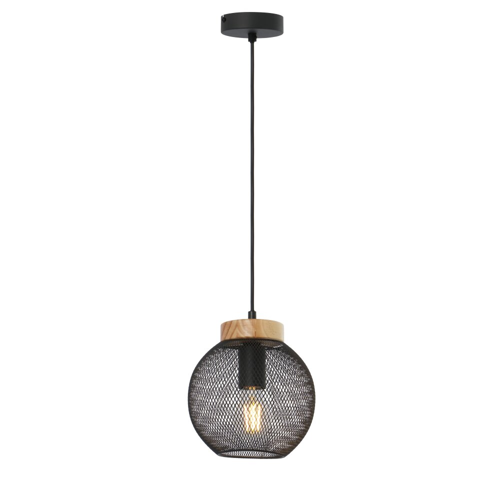 Globo PABLO Hängeleuchte Schwarz, 1-flammig main product photo
