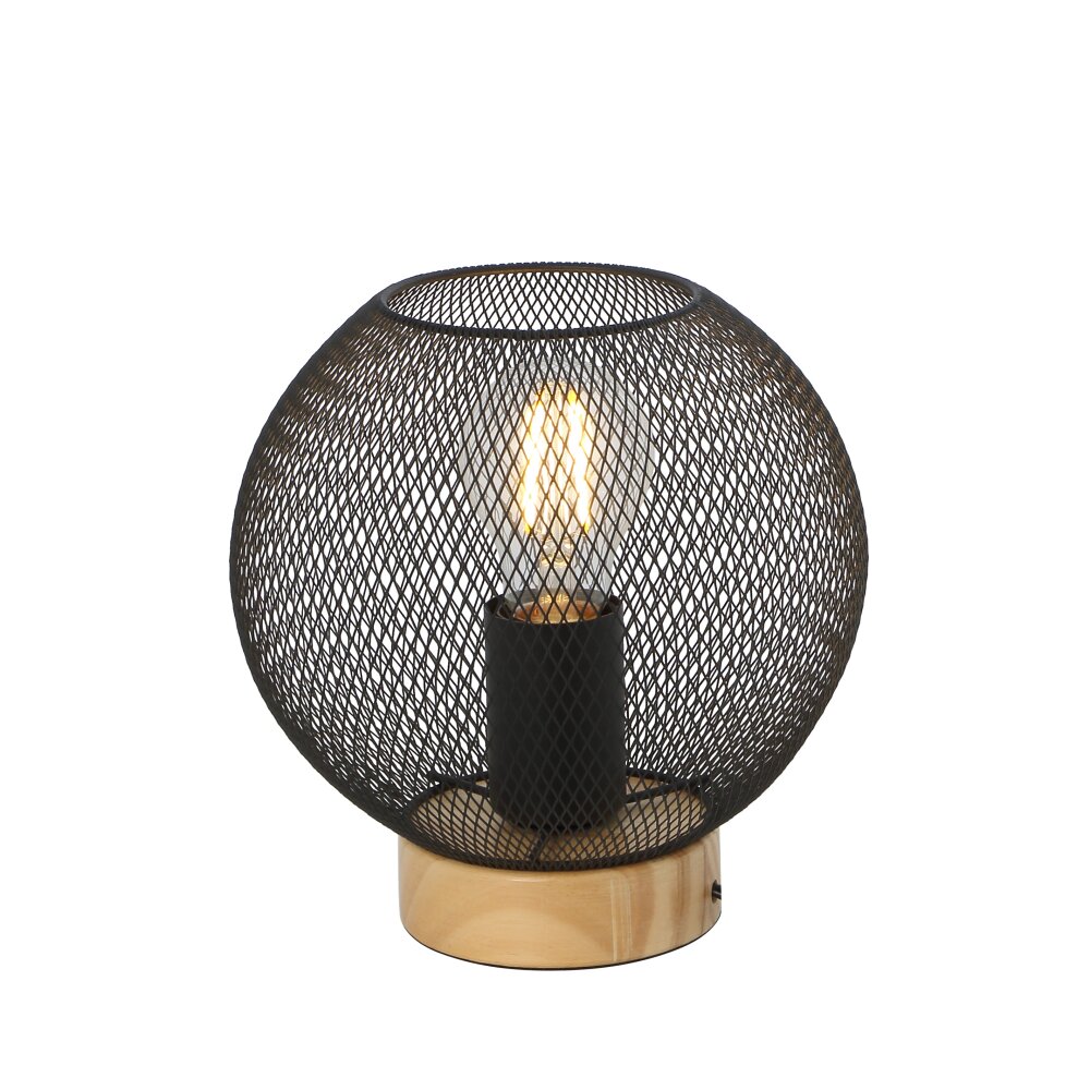 Globo PABLO Tischleuchte Schwarz, 1-flammig main product photo
