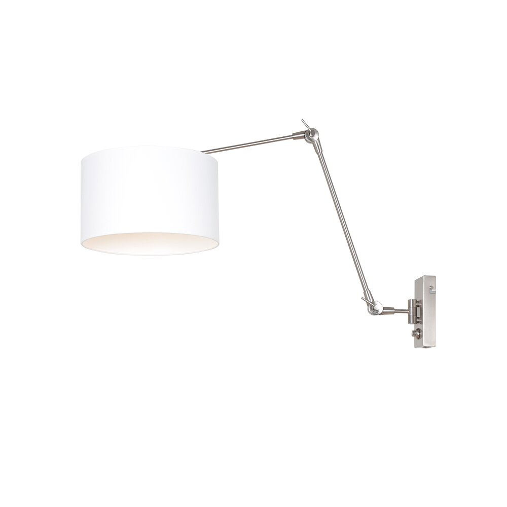 Steinhauer Prestige Chic Wandleuchte Stahl gebürstet, 1-flammig main product photo