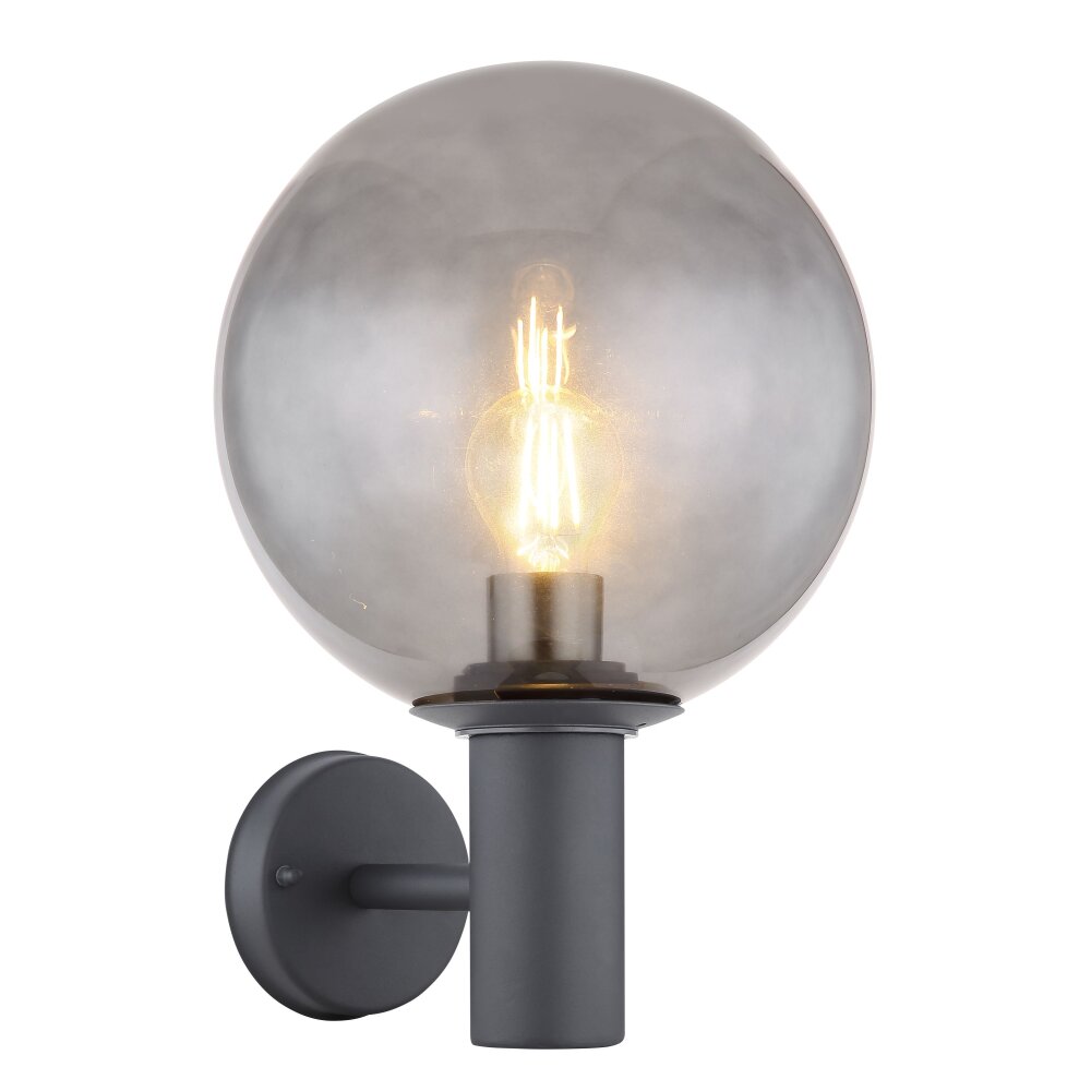 Globo HEDWIG Außenwandleuchte Anthrazit, 1-flammig main product photo